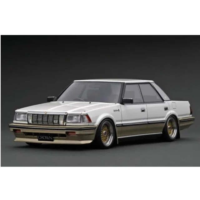[MDL] 1/18 Toyota Crown 3.0 Royal Saloon G(120) Pearl White/Gold 完成品 ミニカー(IG3826) ignition model(イグニッションモデル)