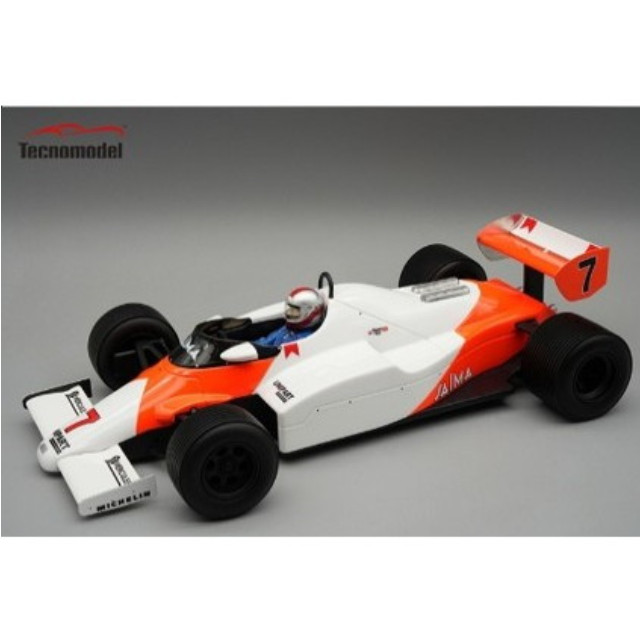 [MDL] 1/18 マクラーレン MP4/1C モナコGP 1983 #7 John Watson レインタイヤ車 ドライバーフィギュア付き 完成品 ミニカー(TMD18-402D) Tecnomodel(テクノモデル)