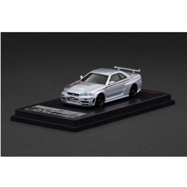 [MDL] 1/64 Nismo R34 GT-R Z-tune Silver 完成品 ミニカー(IG3840) ignition model(イグニッションモデル)