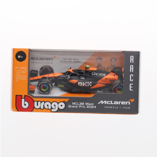 [MDL] 1/43 マクラーレン F1 チーム MCL38(2024) No.81 O.ピアストリ(ウィンドウボックス) 完成品 ミニカー(BUR38214P) BBURAGO(ブラゴ)