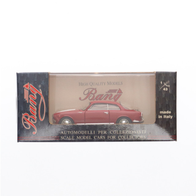 [MDL] 1/43 ALFA ROMEO GIULIETTA SPRINT(レッド) 完成品 ミニカー(7151) Bang(バン)