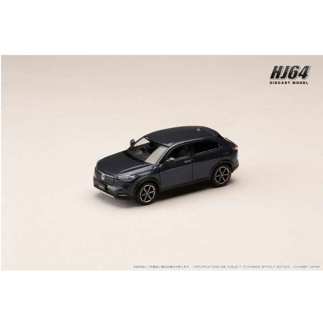 [MDL] 1/64 Honda VEZEL e:HEV X ミッドナイト・ブルービーム・メタリック 完成品 ミニカー(HJ643071BL) ホビージャパン