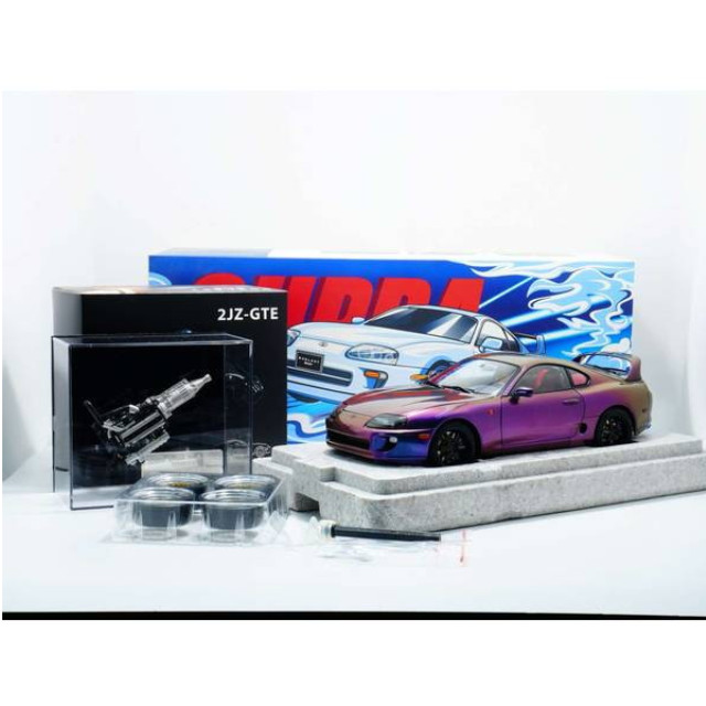 [MDL] 1/18 Toyota(トヨタ) supra(A80) -LHD ヴァリエーションパープル 完成品 ミニカー(WA18-01-02) WHELART(ウィールアート)
