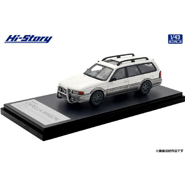 [MDL] ハイ・ストーリーシリーズ 1/43 MAZDA(マツダ) CAPELLA(カペラ) WAGON FX(1994) シャストホワイト×サイレントシルバーメタリック 完成品 ミニカー(HS506WH) ハイストーリー