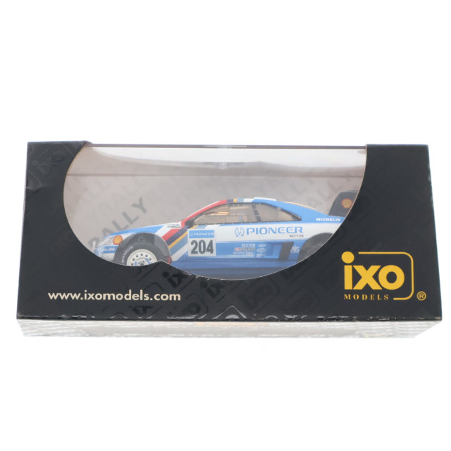 [MDL] 1/43 PEUGEOT 405 T16 #204 WINNER DAKAR 89 A. Vatanen - B. Berglund(ホワイト×ライトブルー) 完成品 ミニカー(RAC027) IXO Models(イクソモデルス)