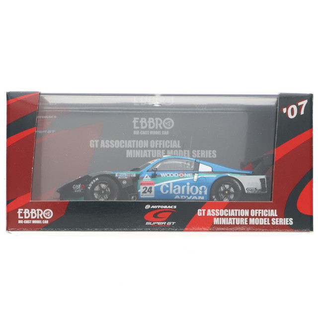 [MDL] オートバックス SUPER GT500 2007シリーズ 1/43 WOODONE ADVAN Clarion Z LATE VERSION #24(ブルー×ブラック) 完成品 ミニカー(43929) EBBRO(エブロ)