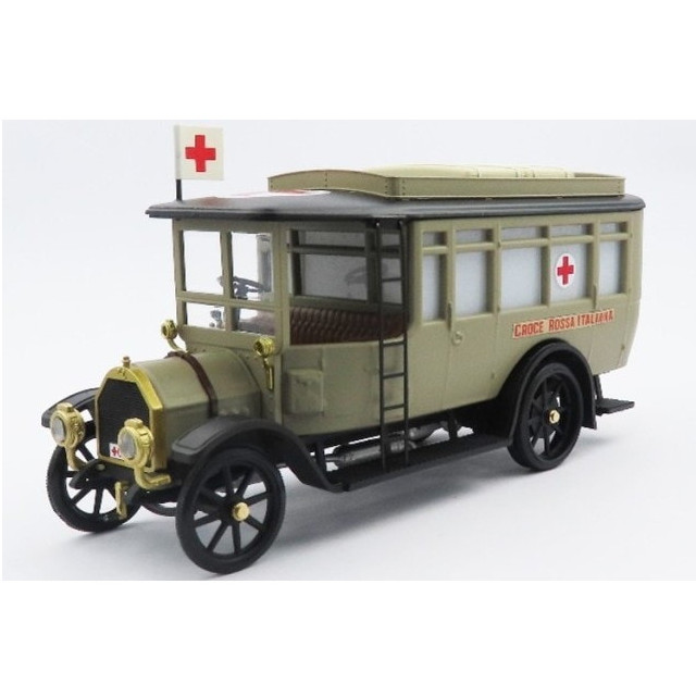 [MDL] 1/43 フィアット 15 Ter 救急車 イタリア赤十字 完成品 ミニカー(RIO4761) RIO(リオ)