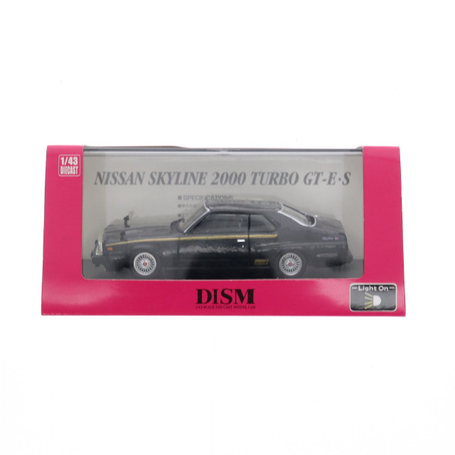 [MDL] 1/43 NISSAN SKYLINE(スカイライン) 2000 TURBO GT-E・S 1980(ブラック) 完成品 ミニカー(0073605) DISM(ディズム)