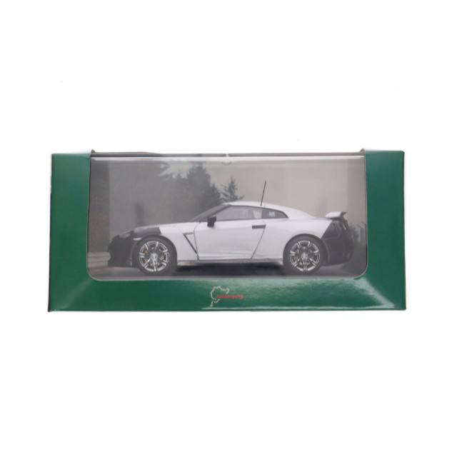 [MDL] 1/43 ニッサン GT-R(R35) ニュルブルクリンク テストカー(シルバー×ブラック) 完成品 ミニカー(K03741NU) 京商