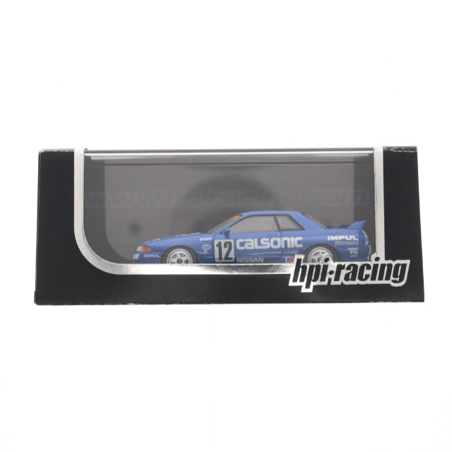 [MDL] 1/43 CALSONIC SKYLINE(カルソニック スカイライン) 1990 JTC BRIDGESTONE #12(ブルー) 完成品 ミニカー(8085) HPI
