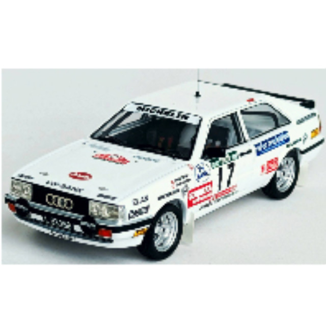 [MDL] 1/43 アウディ クーペ クワトロ 1987年 ラリーポルトガル 6位 #17 Georg Fischer/Thomas Zeltner 完成品 ミニカー(dsn302) Trofeu(トロフュー)