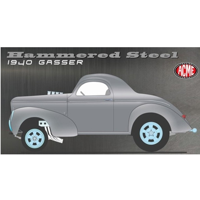 [MDL] 1/18 Gasser(ガッサー) 1940 Hammered Steel 完成品 ミニカー(A1800937) ACME(アクメ)