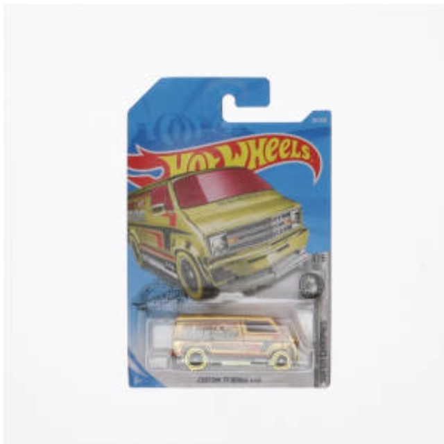 [MDL] Hot Wheels(ホットウィール) 1/64 Custom '77 Dodge Van(ダッジ バン) ゴールド 完成品 ミニカー(FYG83-D7C5) マテル