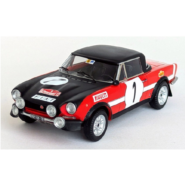[MDL] 1/43 フィアット124スポーツスパイダー 1972年 アルペンベルトラリー 1位 #1 Hakan Lindberg/Helmut Eisendle 完成品 ミニカー(dsn304) Trofeu(トロフュー)