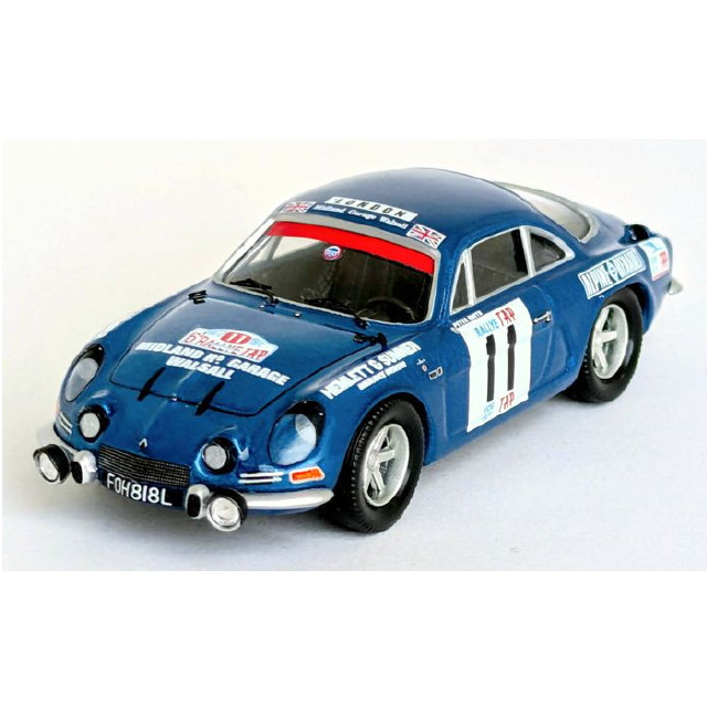 [MDL] 1/43 アルピーヌルノー A110 1972年 Tapラリー #11 Peter Smith/Paul Russell 完成品 ミニカー(RRal133) Trofeu(トロフュー)
