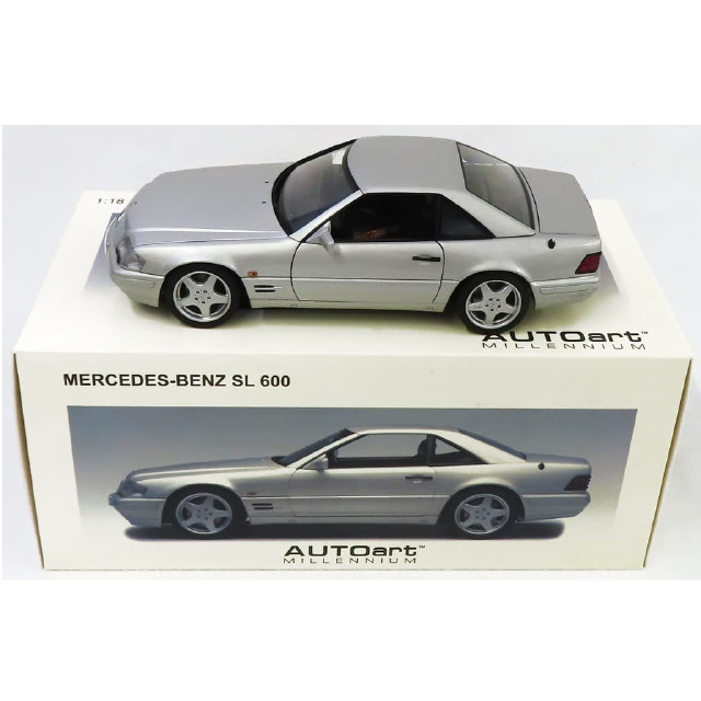 [MDL] MILLENNIUM 1/18 MERCEDES-BENZ(メルセデスベンツ) SL 600 1997(SILVER) 完成品 ミニカー(76231) AUTOart(オートアート)