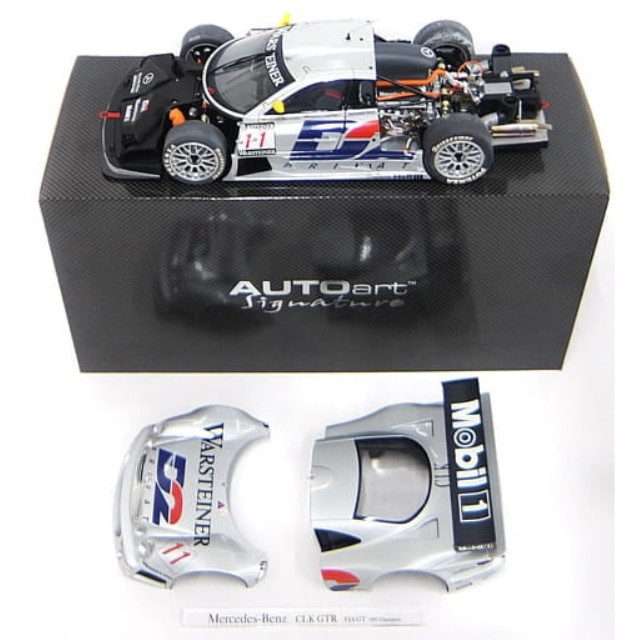 [MDL] Signature 1/12 Mercedes-Benz CLK GTR FIA GT 1997 GT1 CHAMPION WARSTEINER #11(シルバー) 完成品 ミニカー(12001) AUTOart(オートアート)