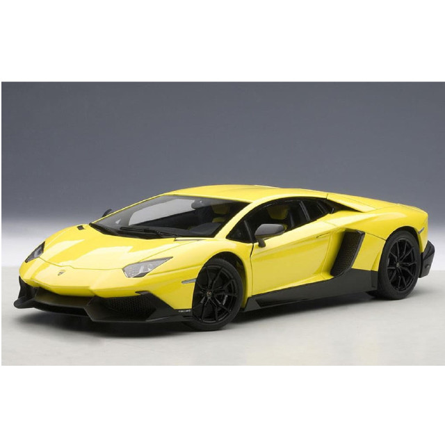 [MDL] Signature 1/18 LAMBORGHINI AVENTADOR(ランボルギーニ アヴェンタドール) LP720-4 50thANNIVERSARY GIALLO MAGGIO(イエロー) 完成品 ミニカー(74681) AUTOart(オートアート)
