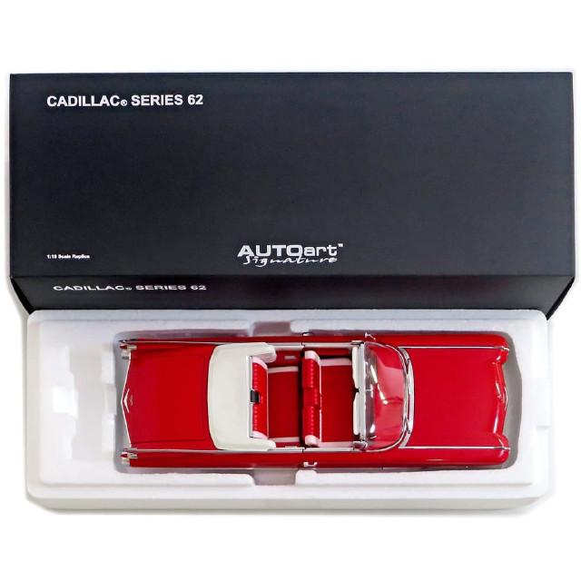[MDL] Signature 1/18 CADILLAC(キャデラック) SERIES 62 1959(ブライトレッド) 完成品 ミニカー(70401) AUTOart(オートアート)