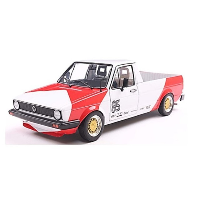 [MDL] 1/18 フォルクスワーゲン キャディ Mk.1 1982(レッド×ホワイト) 完成品 ミニカー(S1803512) solido(ソリド)