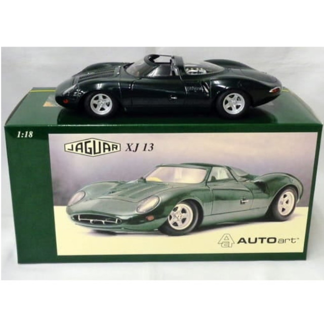 [MDL] 1/18 JAGUAR(ジャガー) XJ 13(グリーン) 完成品 ミニカー(73541) AUTOart(オートアート)