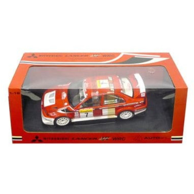 [MDL] 1/18 三菱 ランサーエボリューションVI WRC2001 モンテカルロ優勝車 RAND #7(レッド×ホワイト) 完成品 ミニカー(80141) AUTOart(オートアート)