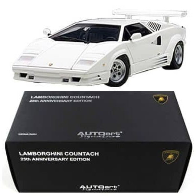 [MDL] シグネチャーシリーズ 1/18 ランボルギーニ カウンタック 25thアニバーサリー (ホワイト) 完成品 ミニカー(74537) AUTOart(オートアート)