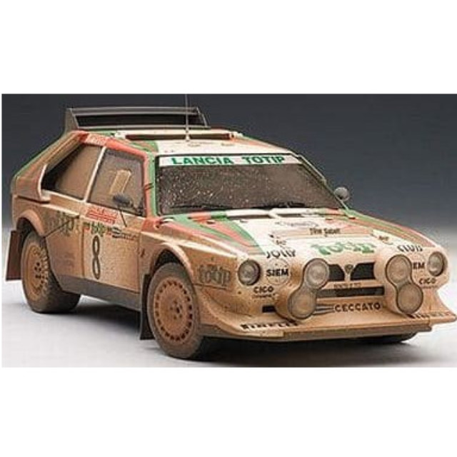 [MDL] Signature 1/18 ランチア デルタ S4 1986 #8 サンレモ・ラリー2位/ダリオ・チェラト ウェザリングバージョン(ホワイト×オレンジ×グリーン) 完成品 ミニカー(88619) AutoArt(オートアート)