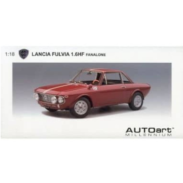 [MDL] MILLENNIUM 1/18 LANCIA FULVIA 1.6HF FANALONE(レッド) 完成品 ミニカー(74703) AutoArt(オートアート)