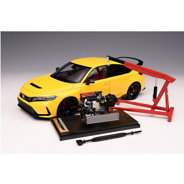 [MDL] 1/18 ホンダ Civic(シビック) Type R(FL5) Sunlight Yellow(サンライト イエロー) 完成品 ミニカー(M85306-18) MOTORHELIX(モーターヘリックス)