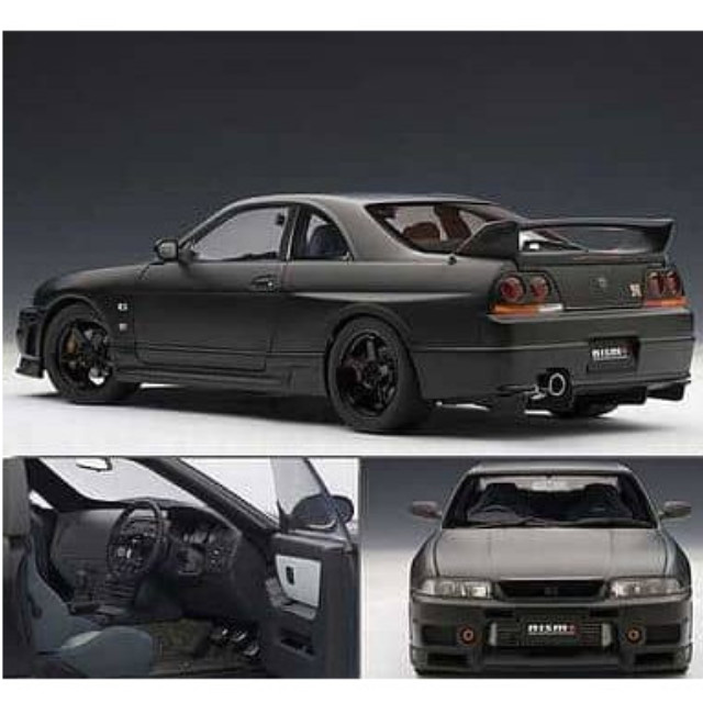 [MDL] 1/18 日産スカイライン GT-R(R33) ニスモ Rチェーン (マット・ブラック) 完成品 ミニカー(77324) AUTOart(オートアート)