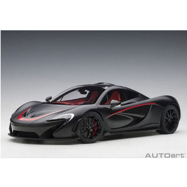 [MDL] 1/12 マクラーレン P1(マット・ブラック×レッド) 完成品 ミニカー(12241) AUTOart(オートアート)