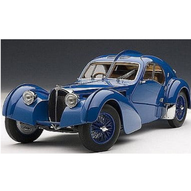 [MDL] 1/18 ブガッティ タイプ57SC アトランティック 1938 ブルー 完成品 ミニカー(70942) AUTOart(オートアート)