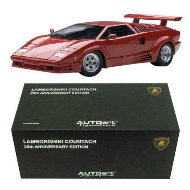 [MDL] 1/18 ランボルギーニ カウンタック 25thアニバーサリー (レッド) 「シグネチャーシリーズ」 完成品 ミニカー(74534) AutoArt(オートアート)