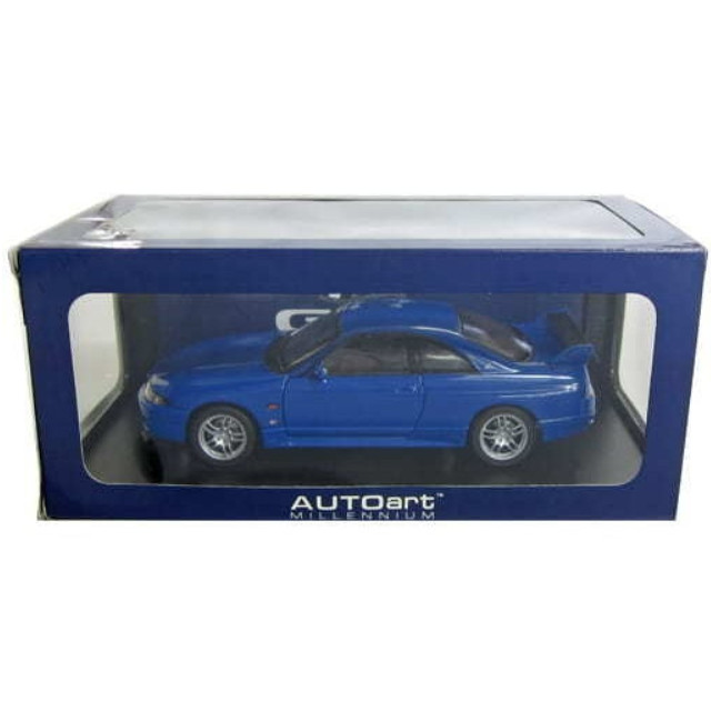 [MDL] 1/18 NISSAN SKYLINE GT-R V-SPEC LM LIMITED R33(チャンピオンブルー) 「MILLENNIUM」 完成品 ミニカー(77328) AutoArt(オートアート)