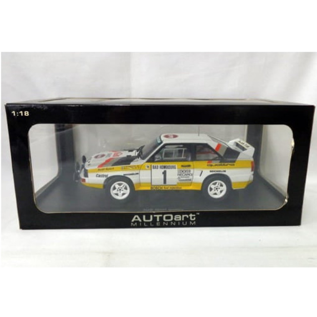 [MDL] 1/18 AUDI SPORT QUATTRO RALLY 1985 RALLY MONTE CARLO Castrol #1(ホワイト×イエロー) 「MILLENNIUM」 完成品 ミニカー(88501) AutoArt(オートアート)