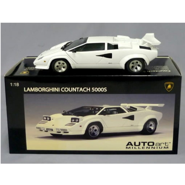 [MDL] 1/18 LAMBORGHINI COUNTACH 5000S(ホワイト) 「MILLENNIUM」  完成品 ミニカー(74532) AutoArt(オートアート)