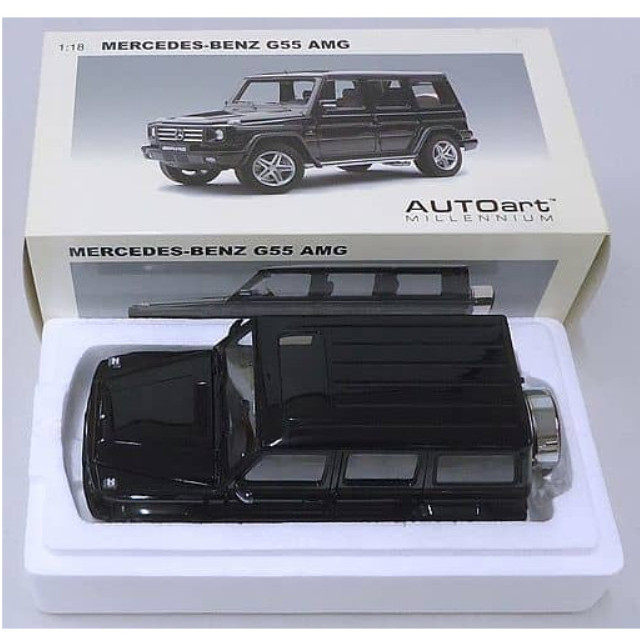 [MDL] 1/18 MERCEDES-BENZ G55 AMG 2009 FACELIFT(メタリックブラック) 「MILLENNIUM」  完成品 ミニカー(76248) AutoArt(オートアート)