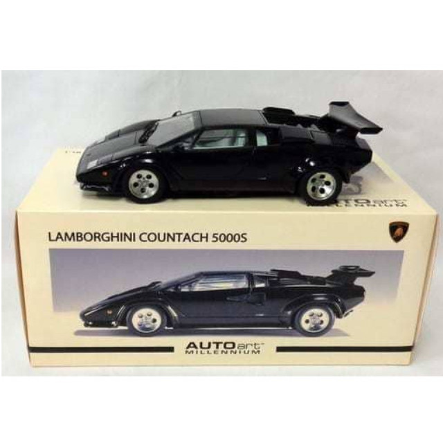 [MDL] 1/18 LAMBORGHINI COUNTACH 5000S(ブラック) 「MILLENNIUM」  完成品 ミニカー(74533) AutoArt(オートアート)