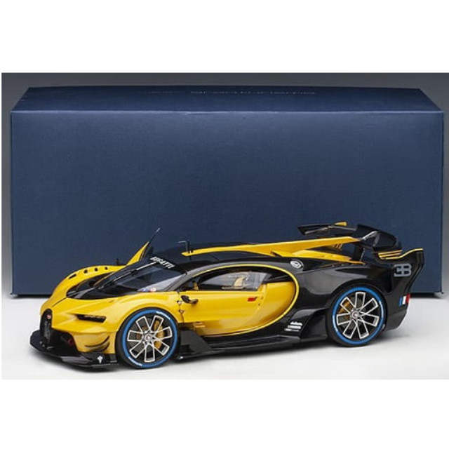 [MDL] 1/18 ブガッティ ビジョン グランツーリスモ(メタリック・イエロー×ブラック・カーボン) 「オートアート・コンポジットモデルシリーズ」 完成品 ミニカー(70989) AutoArt(オートアート)