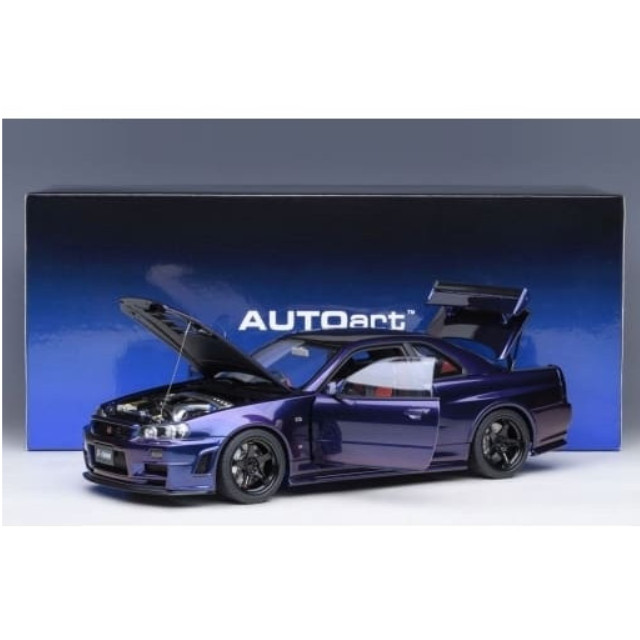 [MDL] 1/18 ニスモ R34 GT-R Z-tune(ミッドナイトパープルIII) 「オートアート・コンポジットモデルシリーズ」  完成品 ミニカー(77464) AutoArt(オートアート)