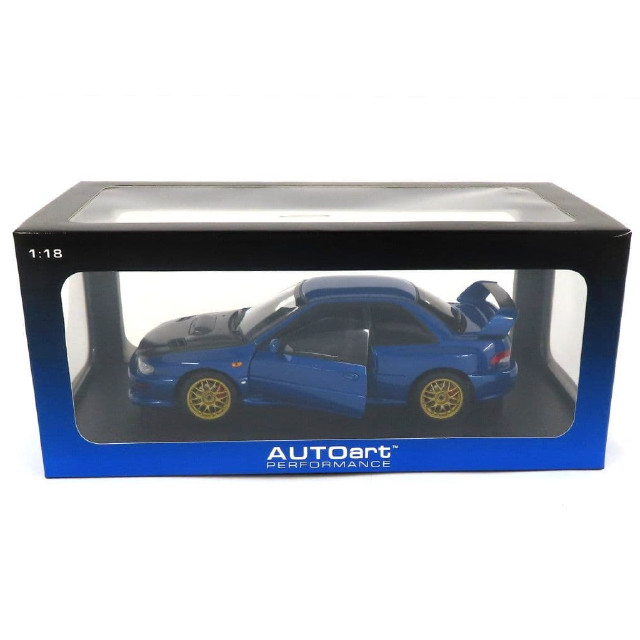 [MDL] 1/18 スバル インプレッサ 22B STi バージョン(ブルー×カーボンブラック・ボンネット) 「PERFORMANCE」 完成品 ミニカー(78603) AutoArt(オートアート)