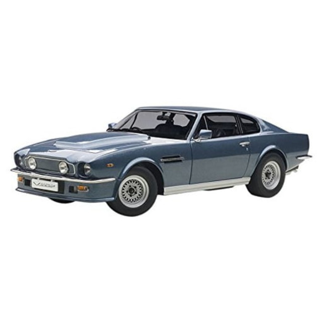 [MDL] 1/18 アストンマーチン V8 ヴァンテージ 1985(シルバー×ブルー)  完成品 ミニカー(70223) AutoArt(オートアート)
