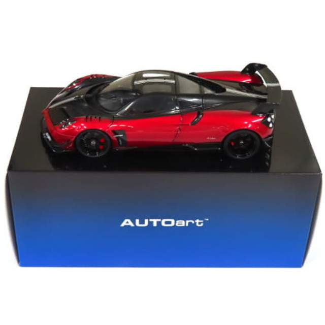[MDL] 1/18 パガーニ ウアイラ BC(メタリックレッド×ブラックカーボン)  完成品 ミニカー(78276) AutoArt(オートアート)