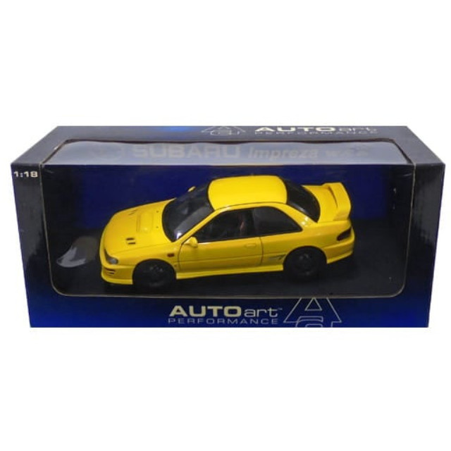 [MDL] 1/18 SUBARU IMPREZA WRX TYPE R(イエロー) 「PERFORMANCE」  完成品 ミニカー(78611) AutoArt(オートアート)