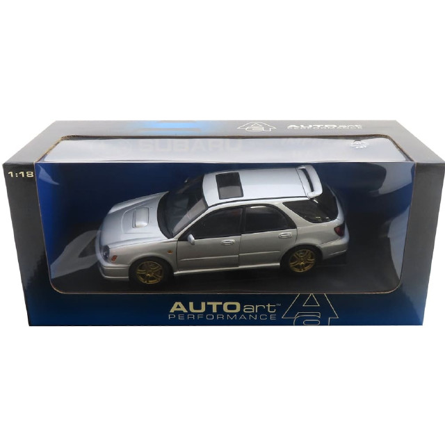 [MDL] 1/18 SUBARU NEW AGE IMPREZA WRX WAGON STI 2001(シルバー) 「PERFORMANCE」  完成品 ミニカー(78631) AutoArt(オートアート)
