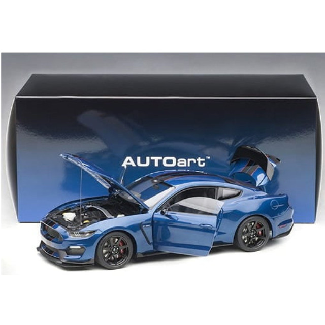 [MDL] 1/18 フォード シェルビー GT350R(メタリック・ブルー/ブラック・ストライプ)  完成品 ミニカー(72933) AutoArt(オートアート)