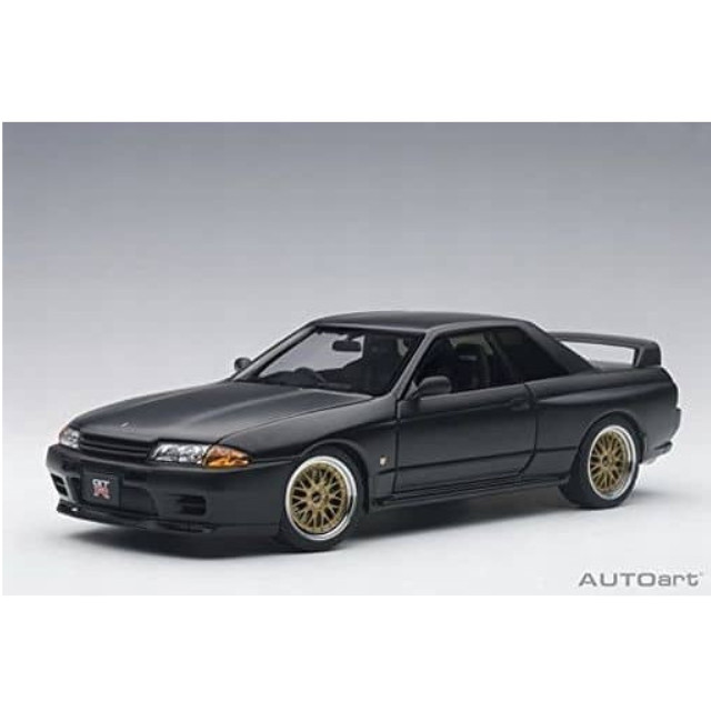 [MDL] 1/18 日産 スカイライン GT-R R32 V-Spec II チューンド・バージョン(マット・ブラック) 完成品 ミニカー(77418) AutoArt(オートアート)