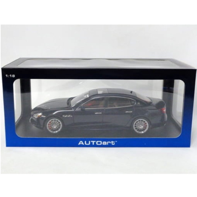 [MDL] 1/18 MASERATI QUATTRO PORTE(ラッションブルー)  完成品 ミニカー(75807) AutoArt(オートアート)