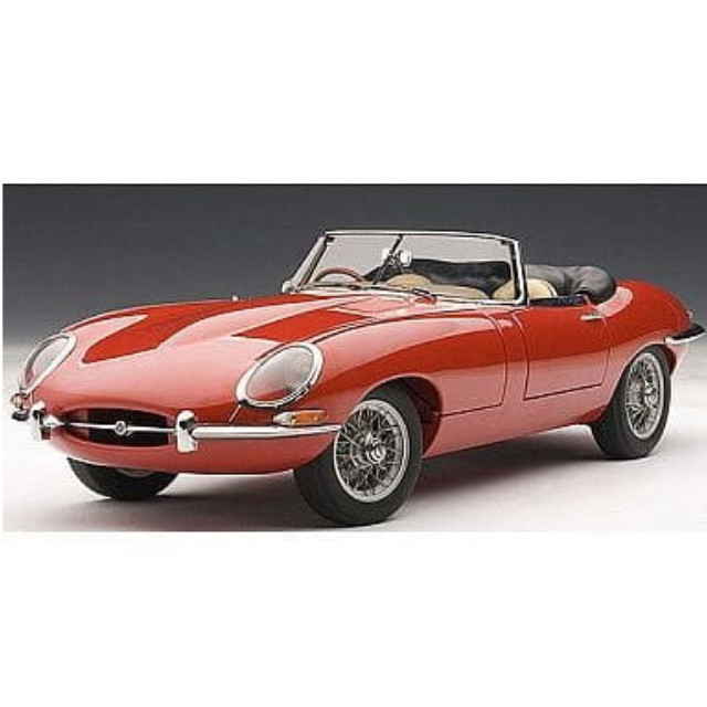 [MDL] 1/18 ジャガー Eタイプ ロードスター シリーズI 3.8 レッド  完成品 ミニカー(73601) AutoArt(オートアート)
